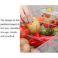Caja para almacenar vegetales y frutas